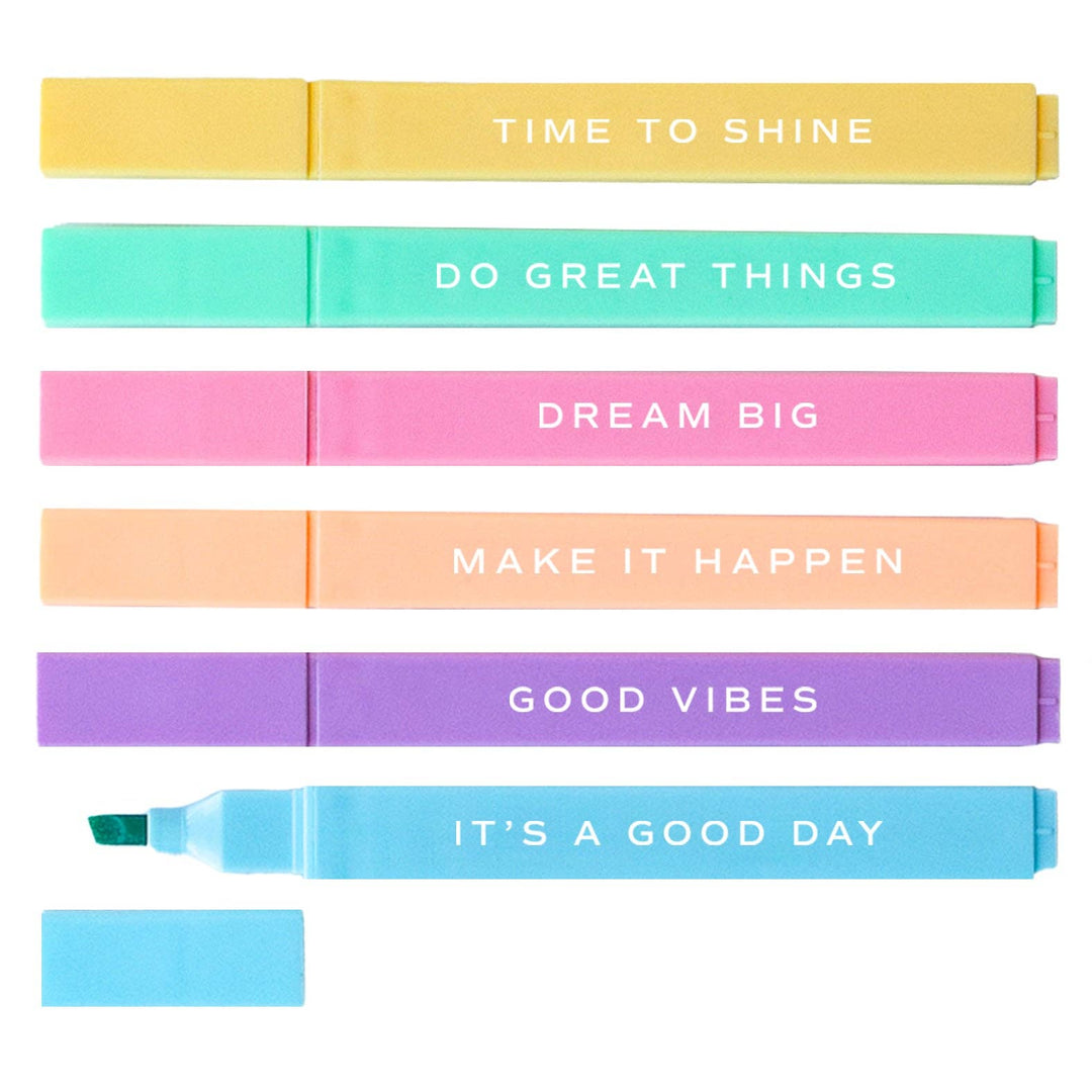 Do Great Things Highlighter Set - Stationery Set