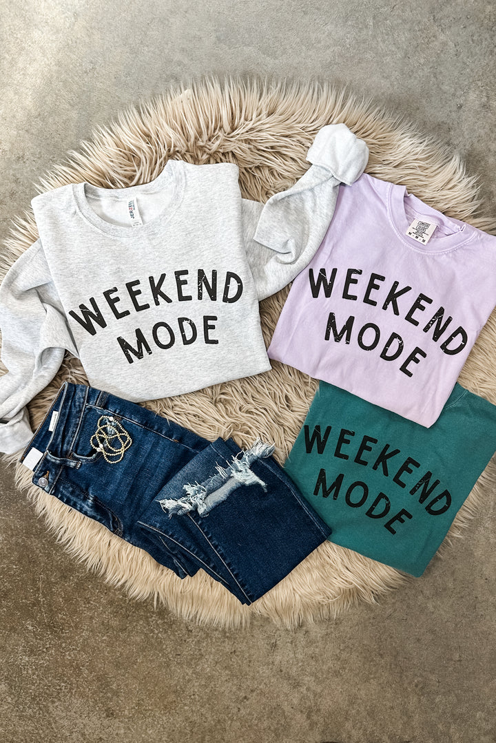 Weekend Mode Graphics - Sweatshirt & T-Shirt Styles