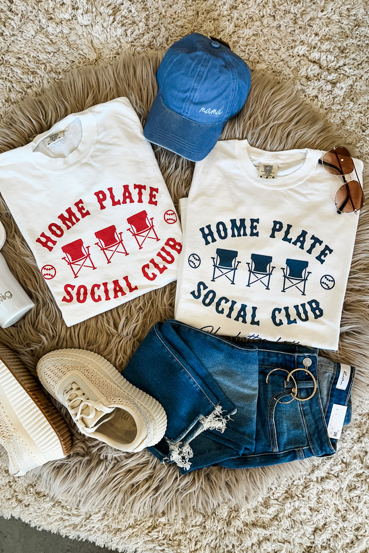 Home Plate Social Club Graphic Tee - Multiple Colors