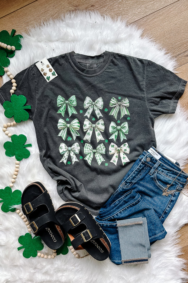 Feelin' Cloverful Graphic Tee - Pepper