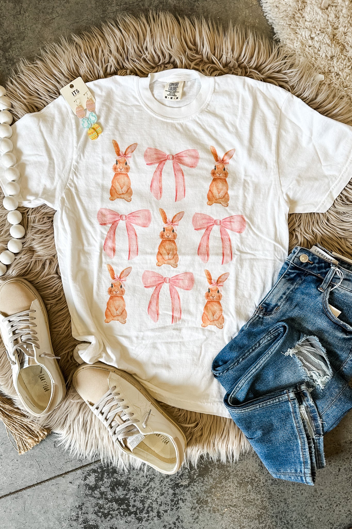 Easter Cartoon Bunny Children's Shirt - Wicked Xtreme Graphics