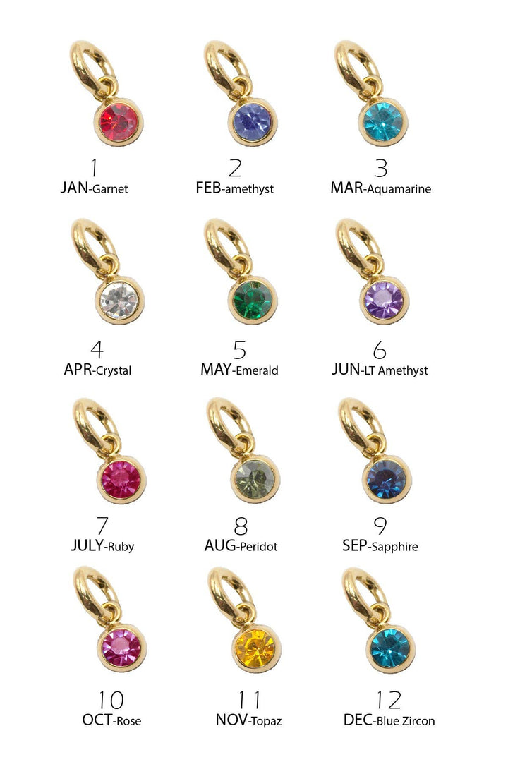 Birthstone Charms - Assorted