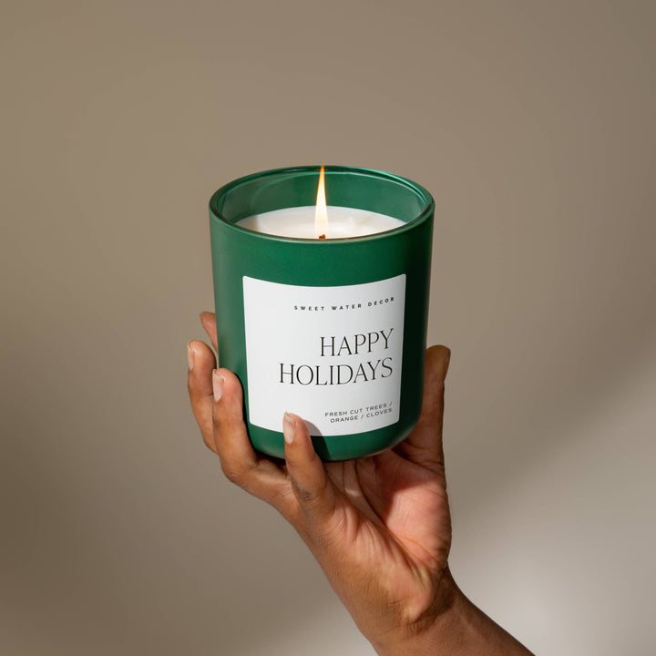 Happy Holidays 15 oz Soy Candle