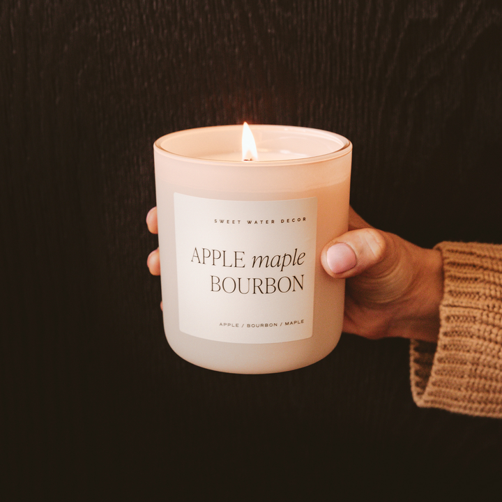 Apple Maple Bourbon 15 oz Soy Candle