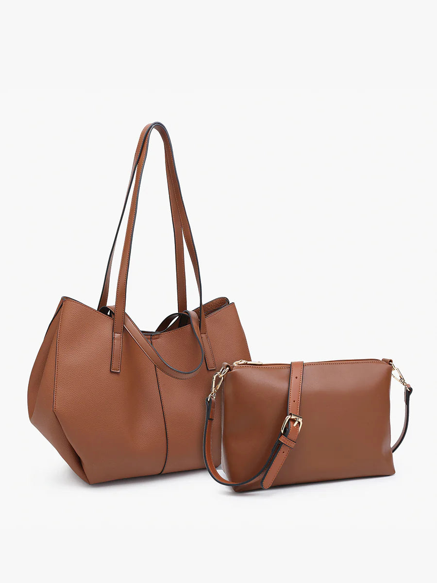 Celeste Dual Handle Hobo - Brown